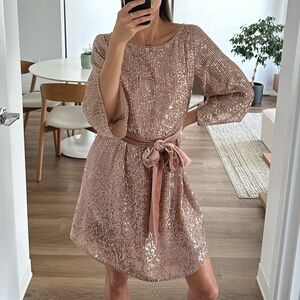 Anthropologie sequin dress